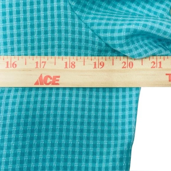 Miss Dorby Aqua and White Checked Short-Sleeved Jacket and Midi Dress Set 10P - Picture 10 of 15